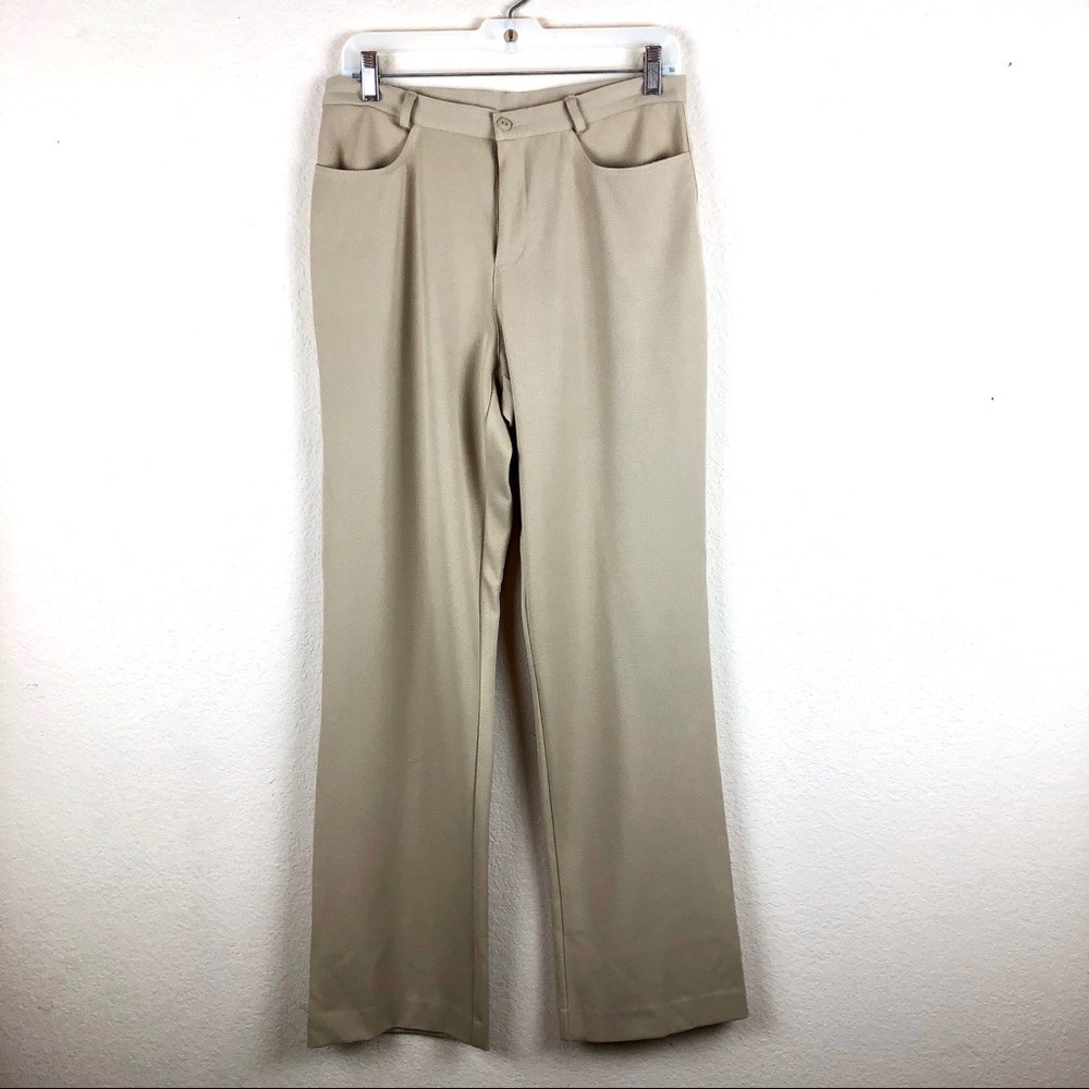 Cache Tan Boot Cut Pants
